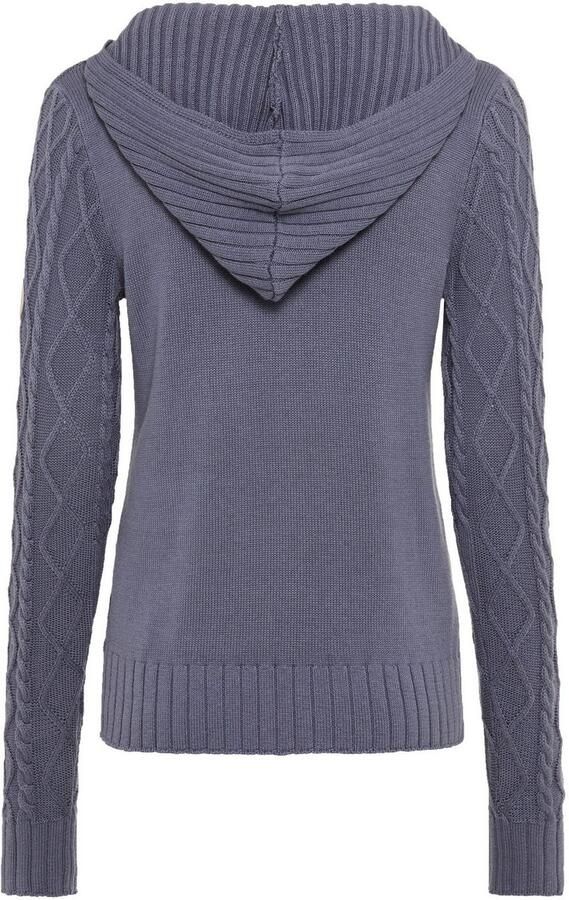 KangaROOS Capuchontrui van vlechtbrei - Foto 5