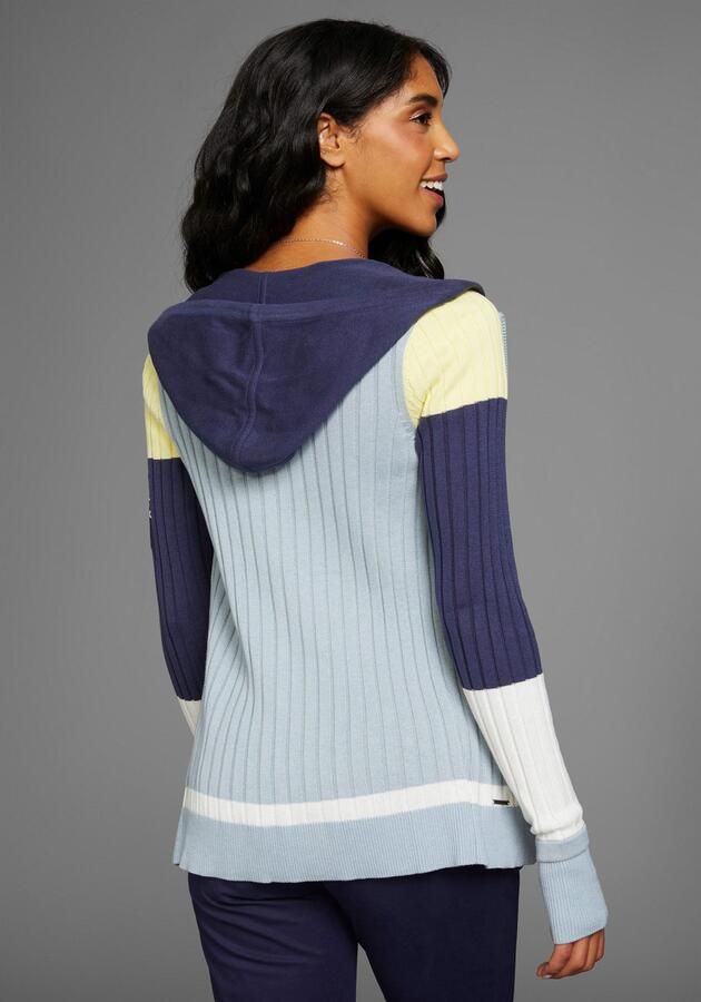 KangaROOS Capuchonvest met colorblock grote maten - Foto 2