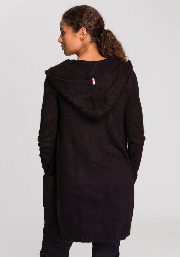 KangaROOS Capuchonvest met opgestikte zakken en brede ribboorden - Foto 3