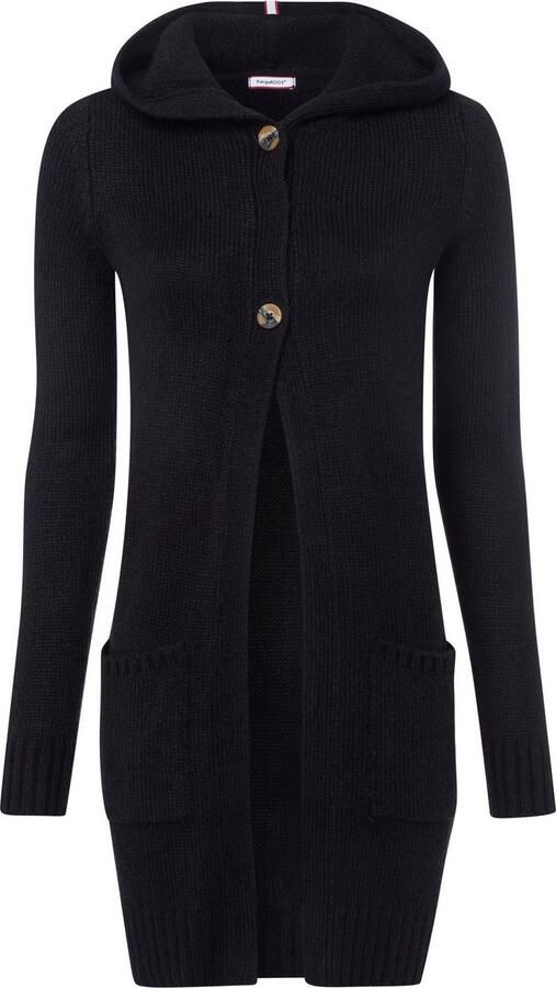 KangaROOS Capuchonvest met opgestikte zakken en brede ribboorden - Foto 6