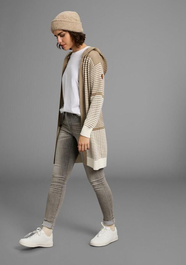 KangaROOS Capuchonvest met trendy breipatroon - Foto 4