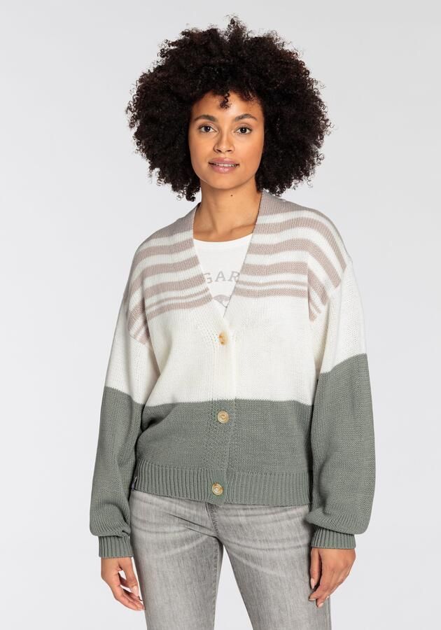 KangaROOS Cardigan met modieuze streep-ontwerp - Foto 7