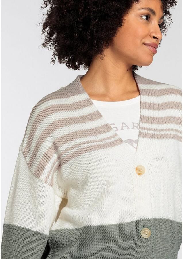 KangaROOS Cardigan met modieuze streep-ontwerp - Foto 2