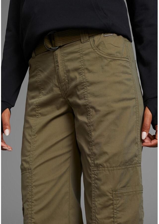 KangaROOS Cargobroek met bijzonder verwerkte zakken (2-delig Met een afneembare riem)