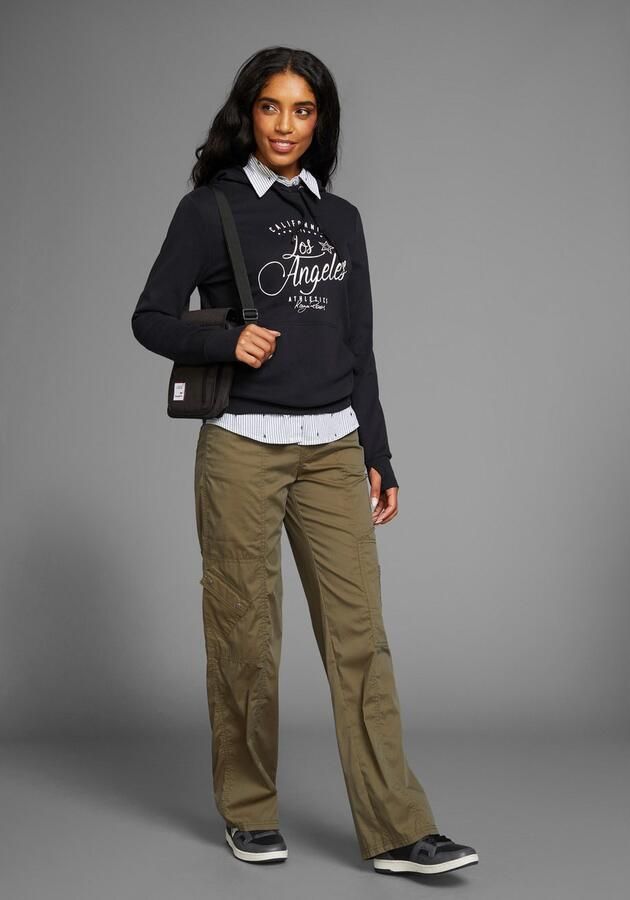 KangaROOS Cargobroek met bijzonder verwerkte zakken (2-delig Met een afneembare riem) - Foto 3