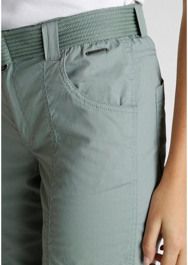 KangaROOS Cargobroek met bijzonder verwerkte zakken (2-delig Met een afneembare riem)