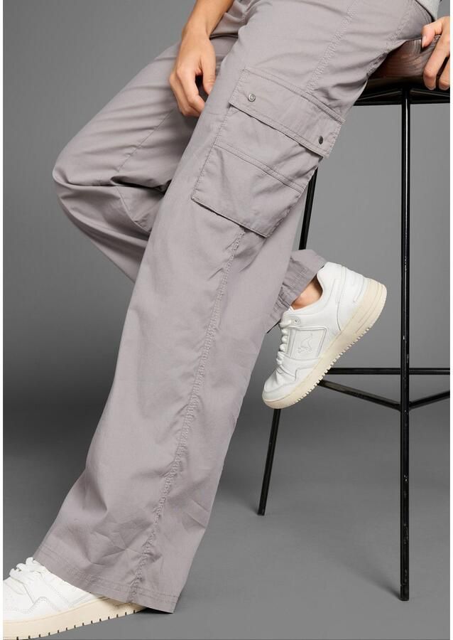 KangaROOS Cargobroek Wide-leg met cargozakken