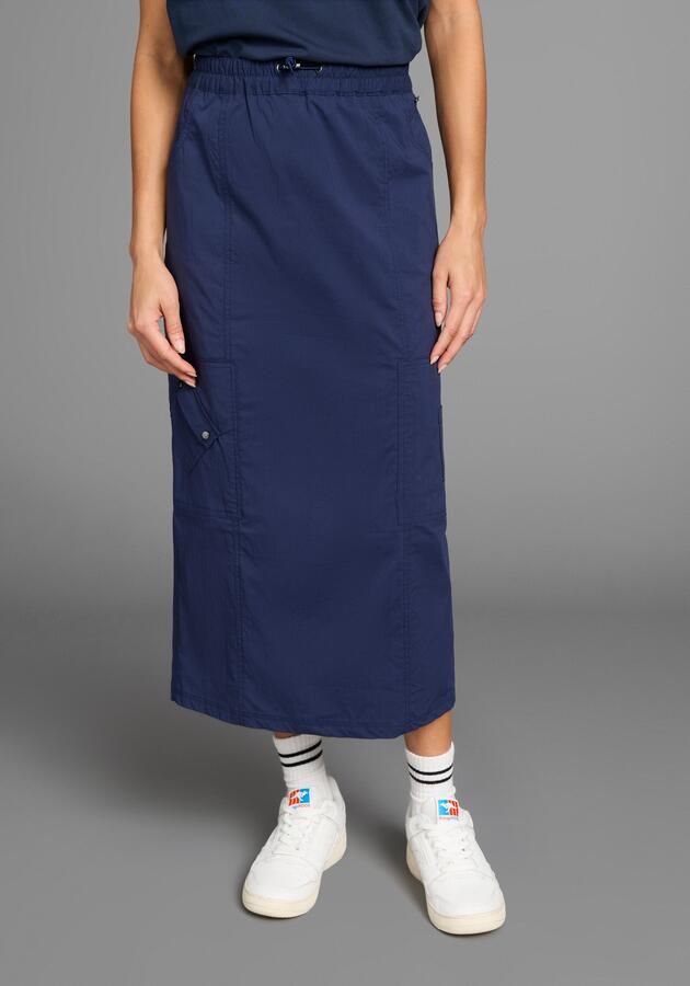 KangaROOS Cargorok met elastische taille en split achter - Foto 6