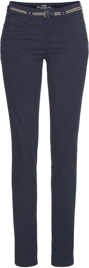 KangaROOS Chino in smal model met koord te strikken (set 2-delig Met riem) - Foto 15