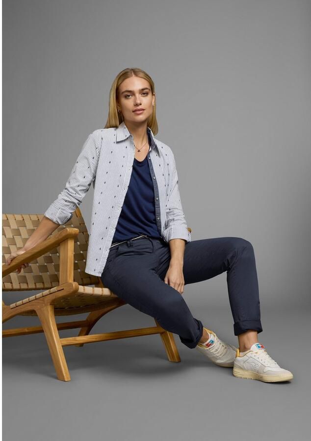 KangaROOS Chino in smal model met koord te strikken (set 2-delig Met riem) - Foto 6