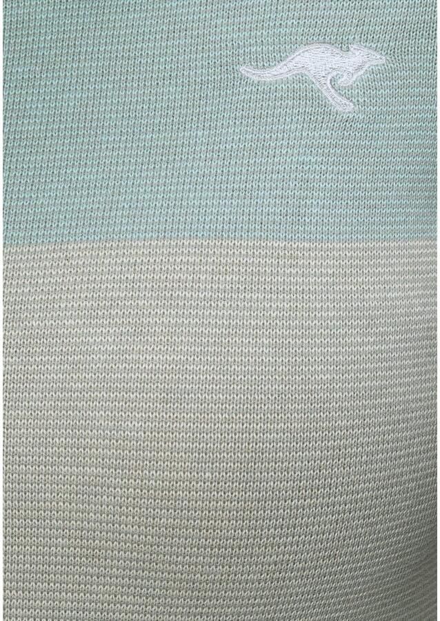 KangaROOS Coltrui gestreept met hoge opstaande kraag