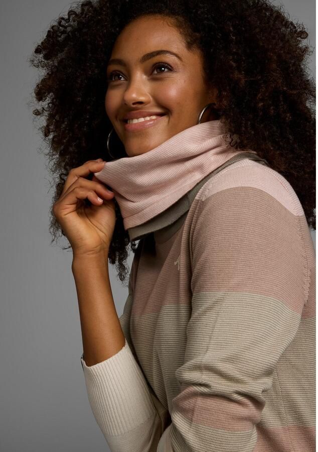 KangaROOS Coltrui gestreept met hoge opstaande kraag - Foto 4