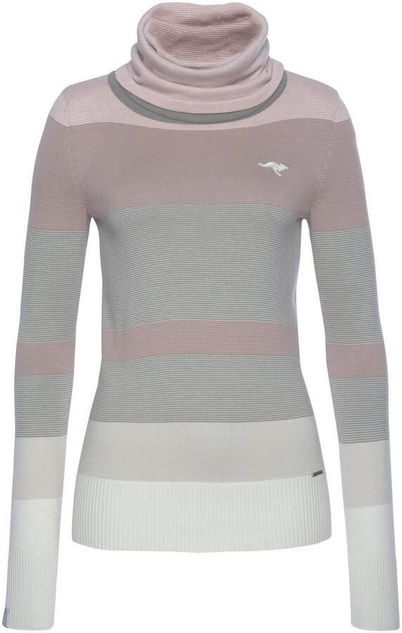 KangaROOS Coltrui gestreept met hoge opstaande kraag - Foto 14