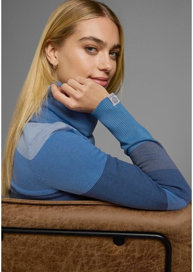 KangaROOS Coltrui gestreept met hoge opstaande kraag - Foto 5