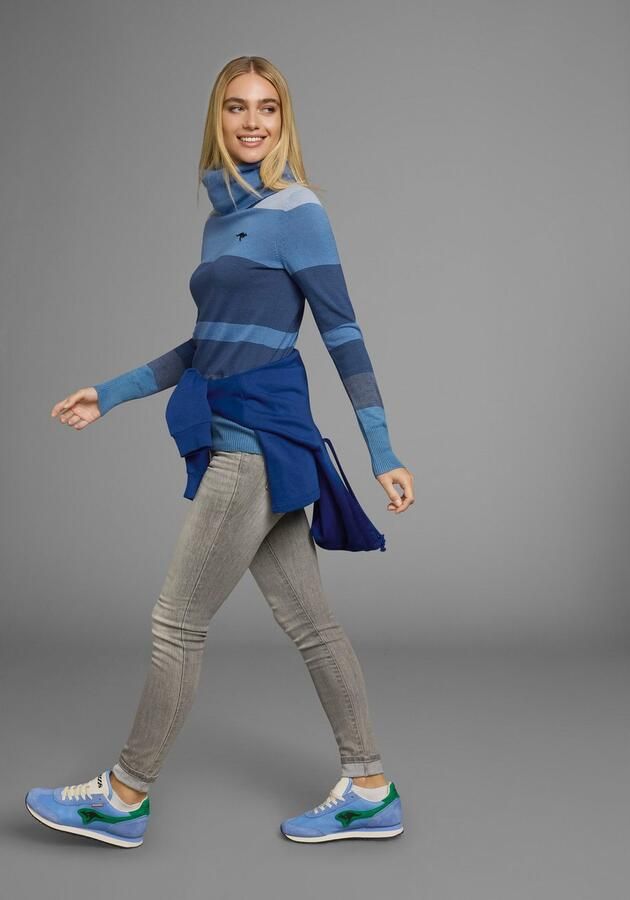 KangaROOS Coltrui gestreept met hoge opstaande kraag - Foto 12