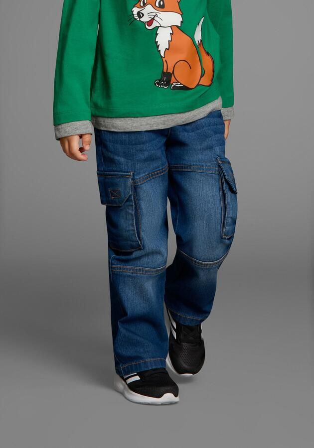 KangaROOS Comfortjeans Cargo-jeans voor kleine jongens Stretchjeans met coole cargozakken - Foto 6
