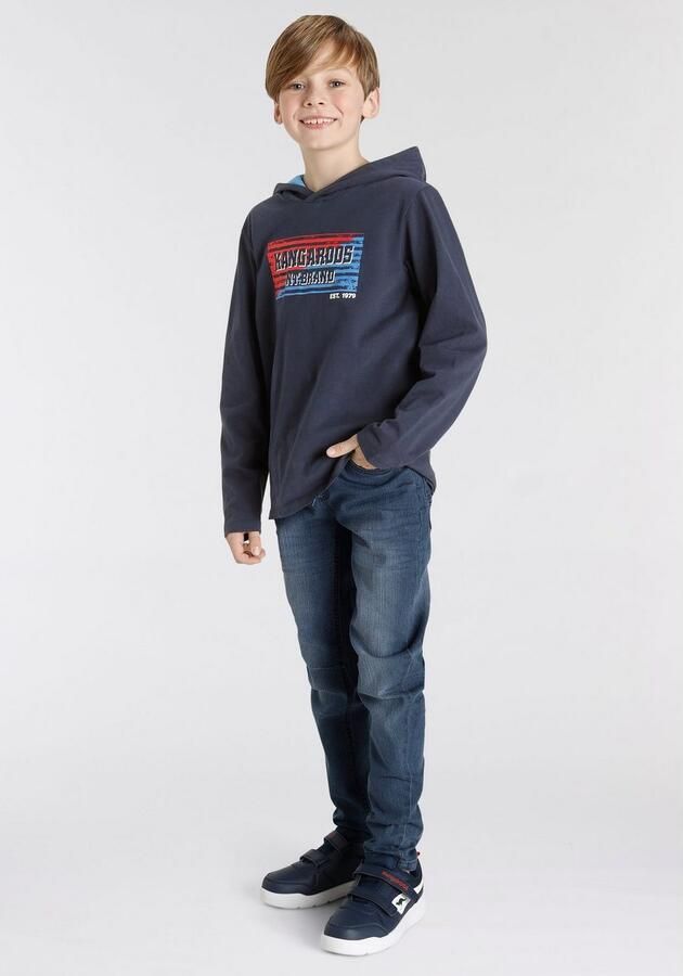 KangaROOS Comfortjeans Stretch jeans with slim leg for boys smalle broekpasvorm used-wassing comfortabele taille - Foto 5