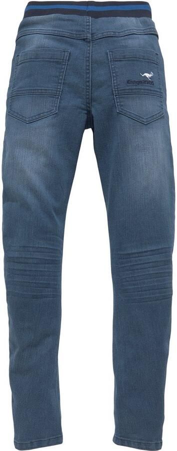 KangaROOS Comfortjeans Stretch jeans with slim leg for boys smalle broekpasvorm used-wassing comfortabele taille - Foto 6