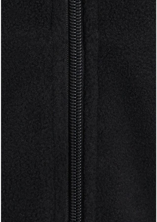 KangaROOS Fleecejack figuurvolgende snit met capuchon met 2-weg rits