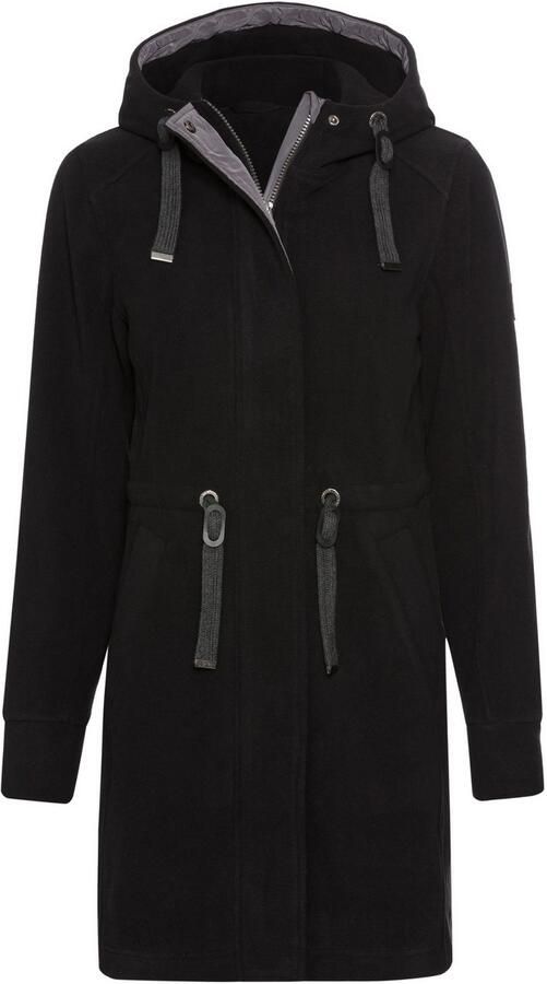 KangaROOS Fleecejack met capuchon van fleece met koord met 2-weg rits - Foto 5