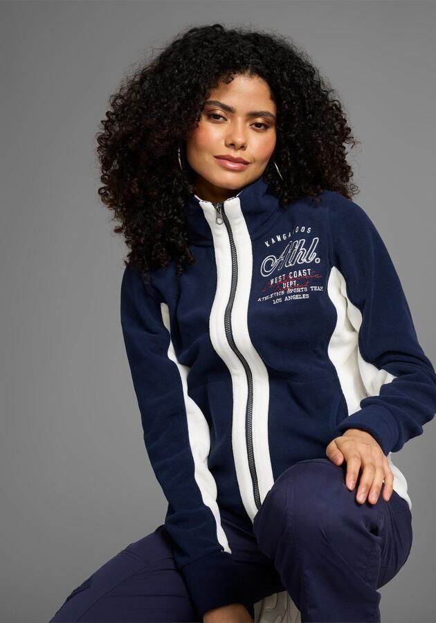 KangaROOS Fleecejack voor koude dagen sneldrogend warm figuurvolgende snit - Foto 6