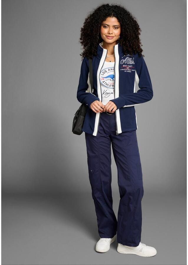 KangaROOS Fleecejack voor koude dagen sneldrogend warm figuurvolgende snit - Foto 2