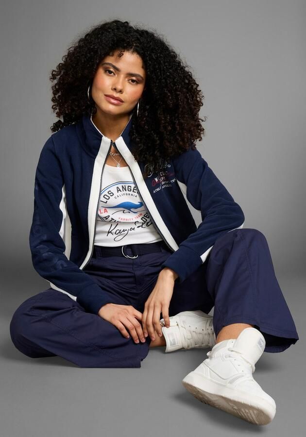 KangaROOS Fleecejack voor koude dagen sneldrogend warm figuurvolgende snit - Foto 4