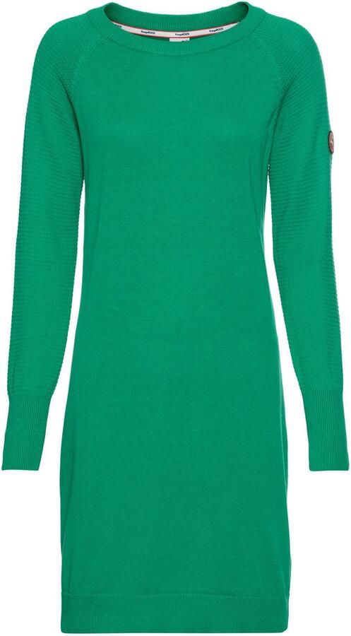 KangaROOS Gebreide jurk met brei-contrast op de mouw - Foto 5