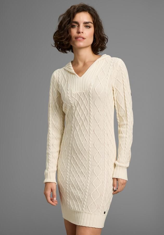 KangaROOS Gebreide jurk met modieus kabelmotief - Foto 6