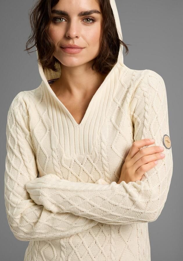 KangaROOS Gebreide jurk met modieus kabelmotief - Foto 2