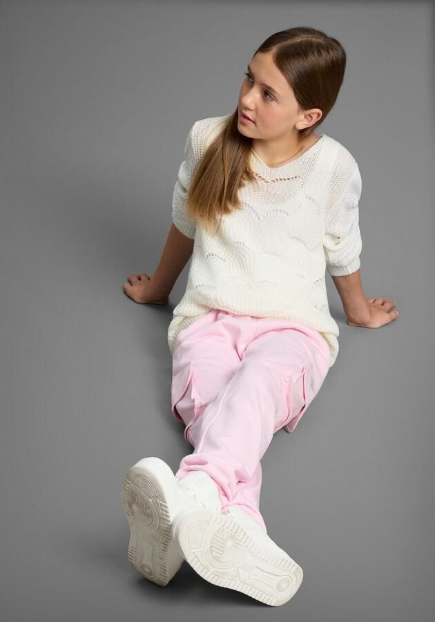 KangaROOS Gebreide trui Ajour-trui voor meisjes knuffelzacht - Foto 3