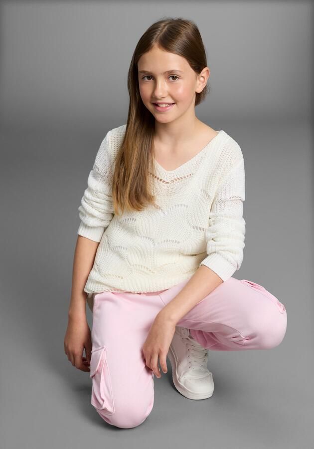 KangaROOS Gebreide trui Ajour-trui voor meisjes knuffelzacht - Foto 4