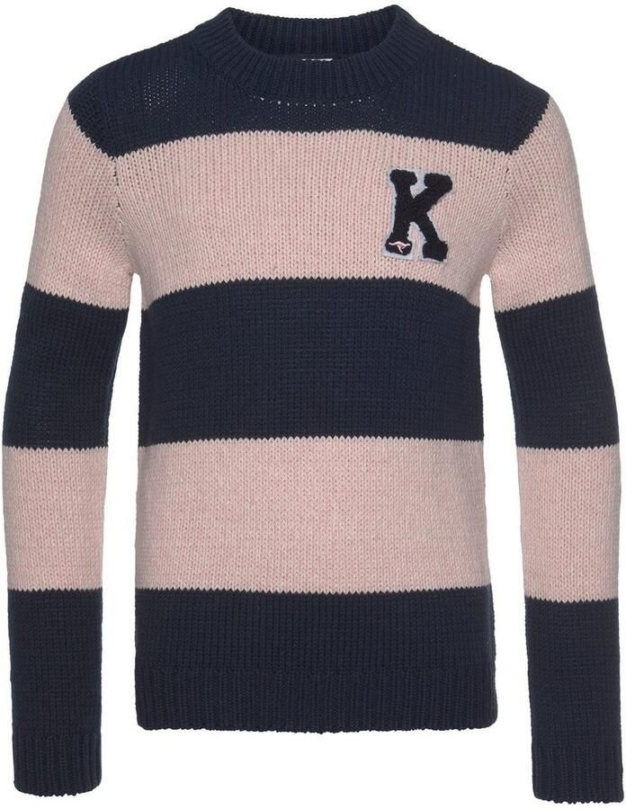 KangaROOS Gebreide trui in modieuze streep-look