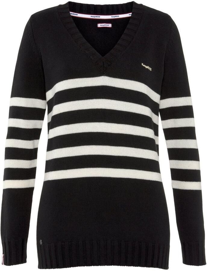 KangaROOS Gebreide trui met maritiem streepdessin