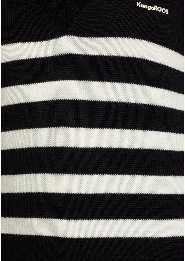 KangaROOS Gebreide trui met maritiem streepdessin - Foto 2