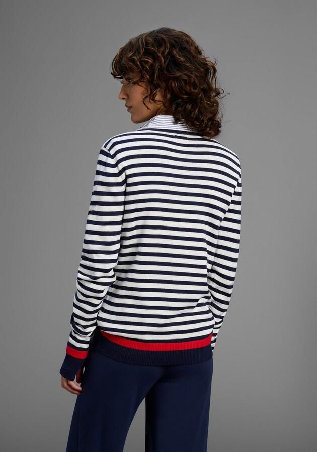 KangaROOS Gestreepte trui met streepjes en hartelijke logo-print - Foto 5