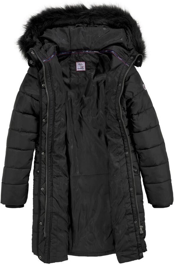 KangaROOS Gewatteerde jas figuurvolgende snit met ritszakken - Foto 11