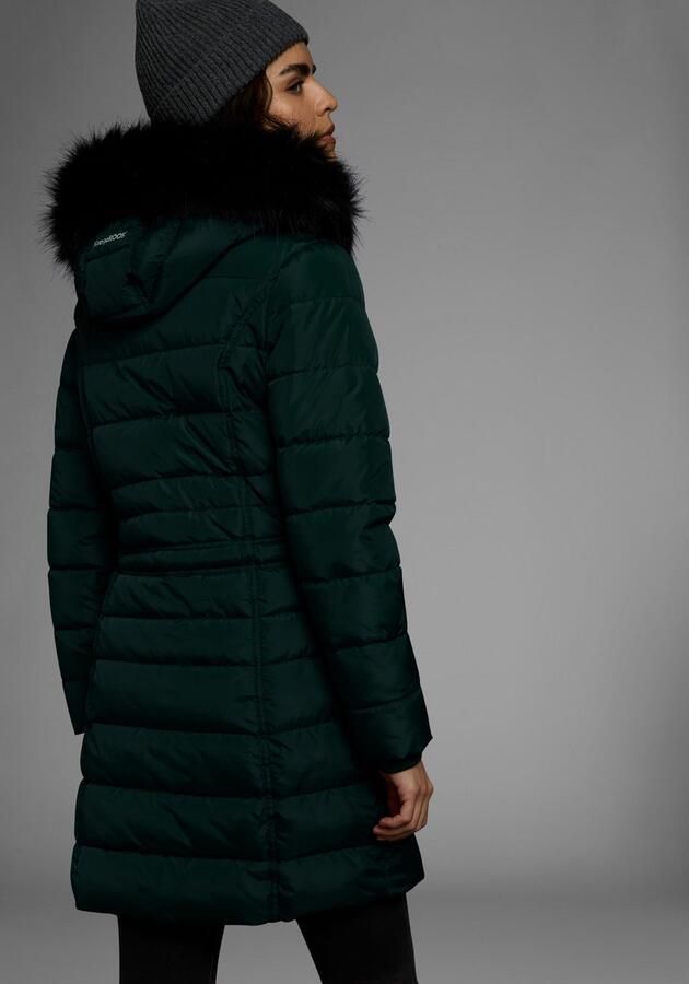 KangaROOS Gewatteerde jas figuurvolgende snit met ritszakken - Foto 2