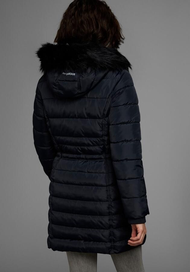 KangaROOS Gewatteerde jas figuurvolgende snit met ritszakken - Foto 5