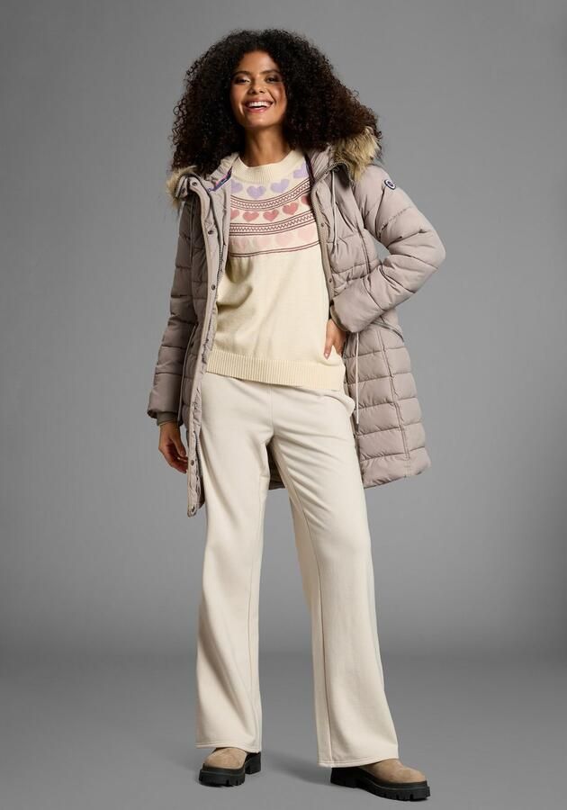 KangaROOS Gewatteerde jas figuurvolgende snit met ritszakken - Foto 11