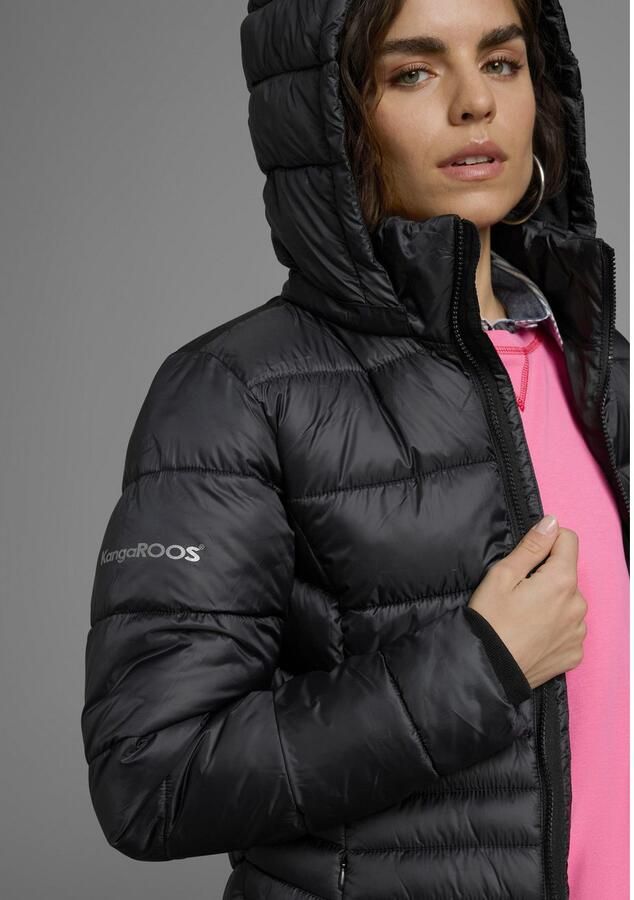 KangaROOS Gewatteerde jas met afneembare capuchon