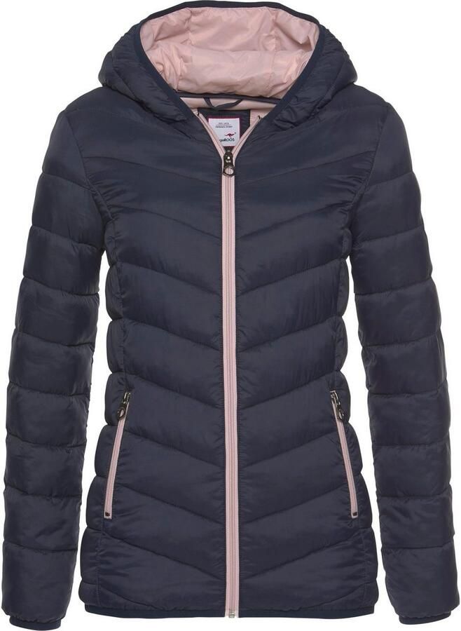 KangaROOS Gewatteerde jas met contrastkleurige details - Foto 2