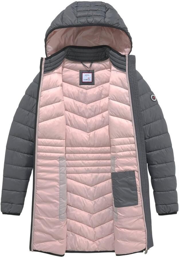 KangaROOS Gewatteerde jas voor het tussenseizoen van licht geweven materiaal figuurvolgende snit - Foto 8