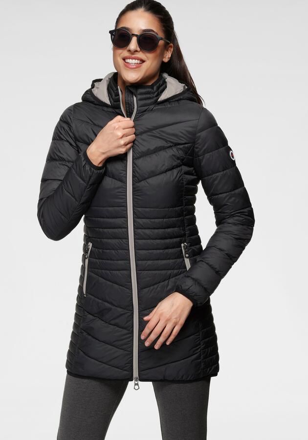 KangaROOS Gewatteerde jas voor het tussenseizoen van licht geweven materiaal figuurvolgende snit - Foto 6