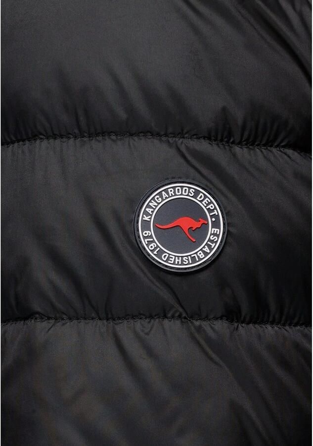 KangaROOS Gewatteerde jas voor het tussenseizoen van licht geweven materiaal figuurvolgende snit