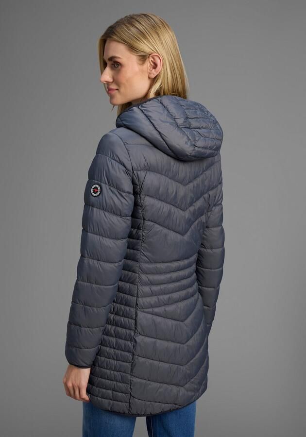 KangaROOS Gewatteerde jas voor het tussenseizoen van licht geweven materiaal figuurvolgende snit - Foto 5