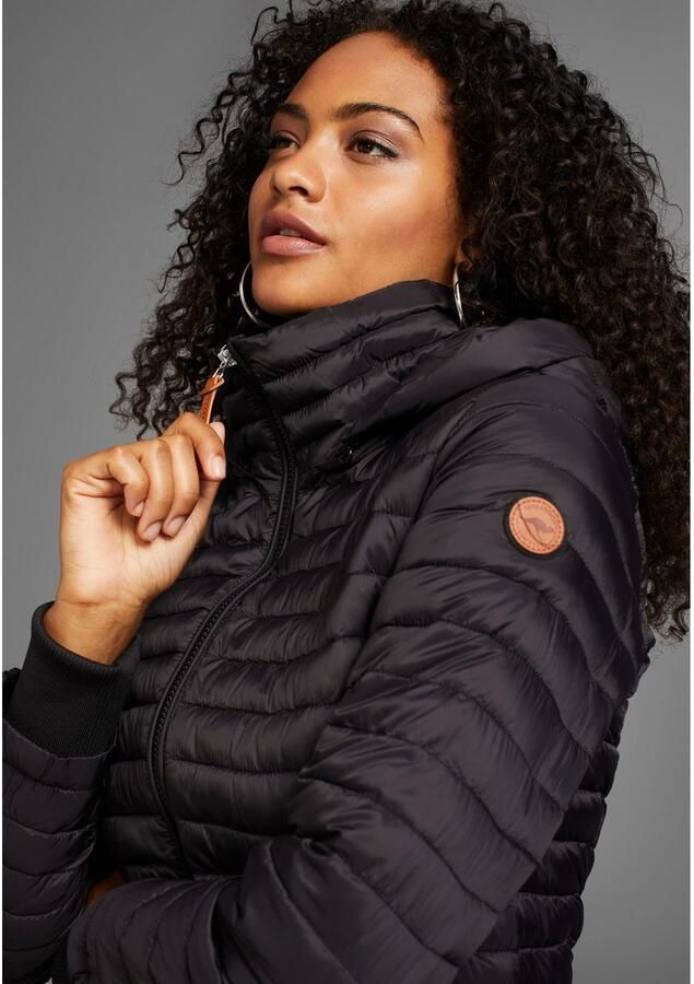 KangaROOS Gewatteerde jas voor koude dagen onderhoudsvriendelijk en vuilafstotend