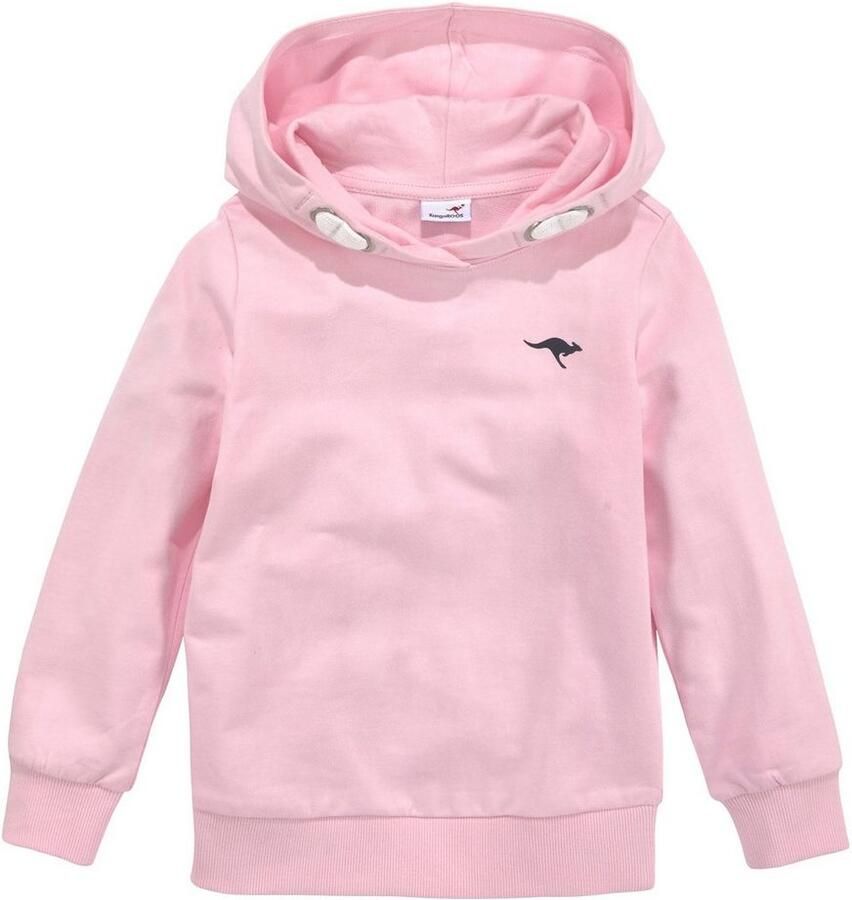 KangaROOS Hoodie Kleine meisjes Lange mouwen heuplange basic pasvorm stijlvolle print