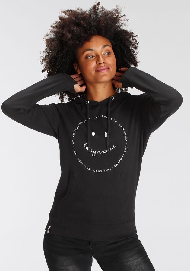 KangaROOS Hoodie Langarm met duimopeningen figuurvolgend van interlockmateriaal - Foto 8