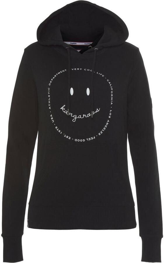 KangaROOS Hoodie Langarm met duimopeningen figuurvolgend van interlockmateriaal - Foto 7